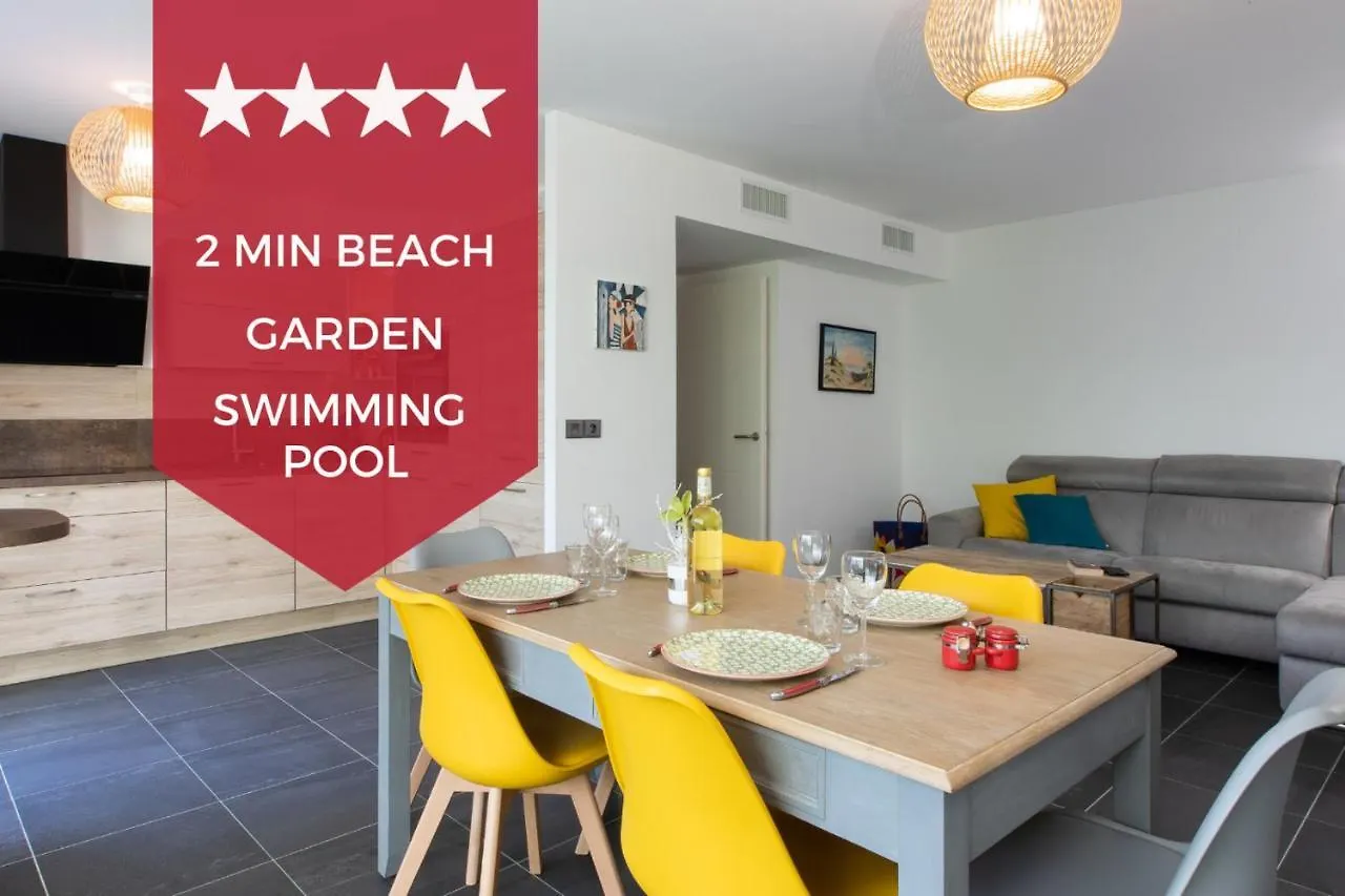 2-Br With Garden And Pool In The Heart Of Palm Beach Cannes